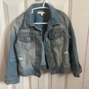 Toddler girls jeans jacket